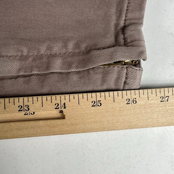 Pistola Jeans Women's 30 Tory High Rise Skinny Crop Light Purple Ankle Zip Denim - Picture 12 of 16